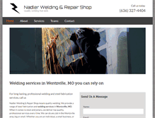 Tablet Screenshot of nadlerwelding.com